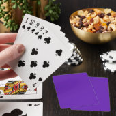 Brilliant Purple Pokerkaarten (Insitu)