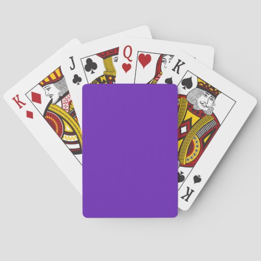 Brilliant Purple Pokerkaarten (Achterkant)