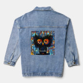 Brilliant & Wise Owl Denim Jacket (Achterkant)