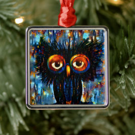 Brilliant & Wise Owl Metalen Ornament