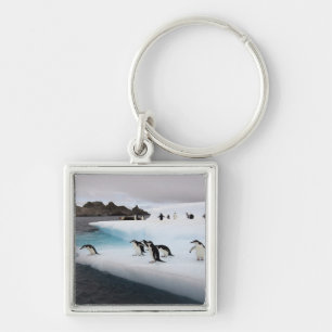 Brilpinguïns Sleutelhanger