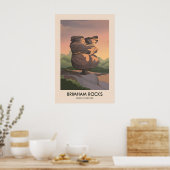 Brimham Rocks AONB Travel Poster (Cuisine)