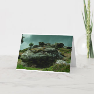 Brimham Rocks en Moody Sky Kaart