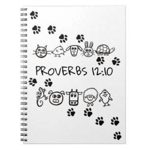 Brimley's PROVERBS 12:10 ~ Notitieboek