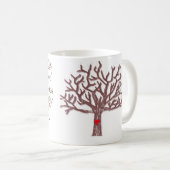 Brindilles tordues sur la tasse noueuse de (Devant droit)