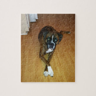 Brindle Boxer Dog Foto Puzzle Legpuzzel