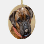 Brindle Boxer Dog Keramisch Ornament (Rechts)