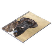Brindle Boxer Dog Permanent Notitieboek (Linkerzijde)