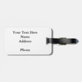 Brindle Engelse mastiff in het gras Bagagelabel (Achterkant horizontaal)