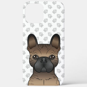 Brindle Franse Bulldog / Franse Bulldog Zacht Hond iPhone 12 Pro Max Hoesje