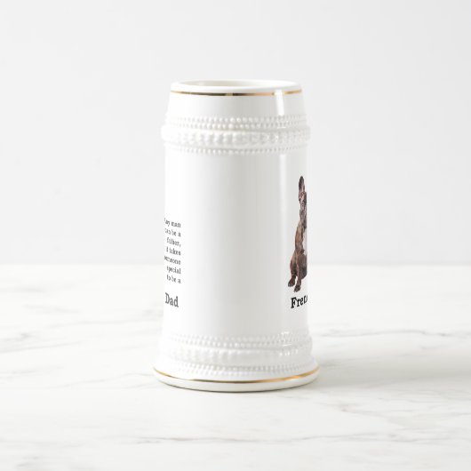 Brindle French Bulldog Dad Bierpul (Center)