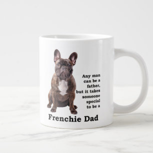 Brindle French Bulldog Dad Extra Grote Beker