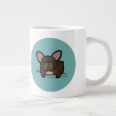 Brindle Frenchie Extra Grote Beker (Rechts)