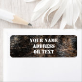 Brindle Fur Texture Camouflage Etiket (Insitu)