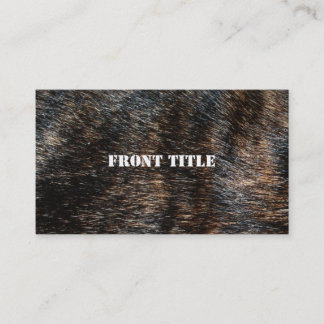 Brindle Fur Texture Camouflage Visitekaartje