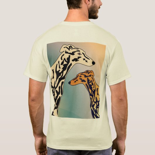 Brindle Greyhounds T-shirt (Achterkant)
