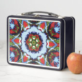 Brindle Kaleidoscoop Metalen Lunchbox (In situ)