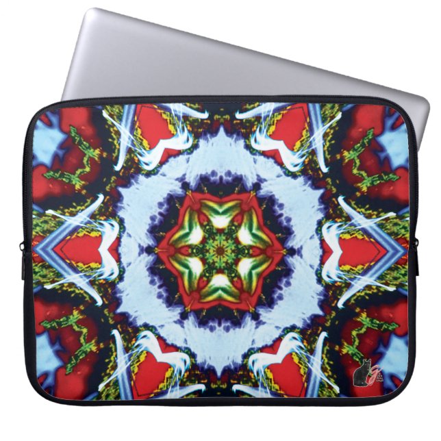 Brindle Kaleidoscope Laptop Sleeve (Voorkant)