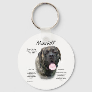 Brindle Mastiff Geschiedenis Sleutelhanger