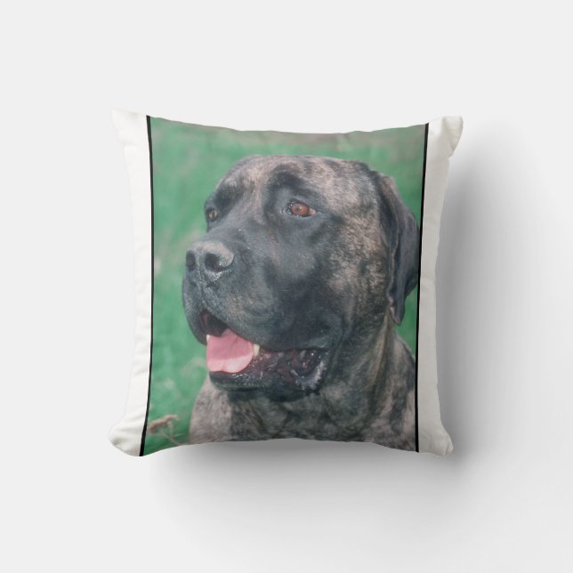 Brindle Mastiff Pillow Kussen (Voorkant)