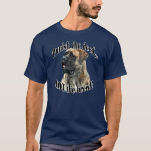 Brindle Mastiff straft de Deed T-Shirt