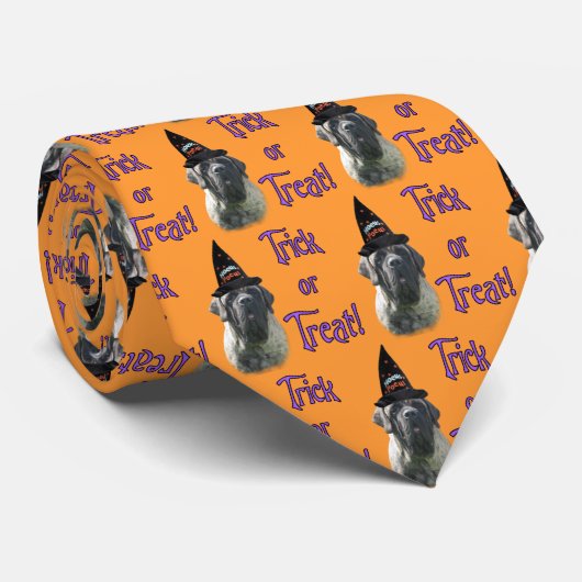 Brindle Mastiff Trick Stropdas (Opgerold)