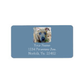 Brindle Pit Bull Puppy van Shirley Taylor Etiket (Voorkant)