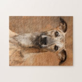 Brindle Whippet Dog | Sluiting Legpuzzel (Horizontaal)