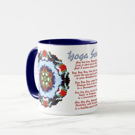 Brindle Yoga Song Mug (Devant gauche)