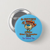 Brined Trot Balls of Butter Champion Button (Voorkant /achterkant)