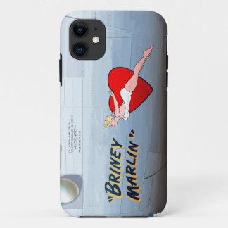 Briney Marlin B-24 Nose Art ( fuselage) iPh iPhone 11 Hoesje