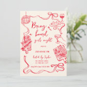 Bring a Board Girls Night Invitation (Debout devant)