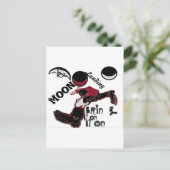 Bring It On - Speelse kerst- en ruimtemashup Briefkaart (Staand voorkant)