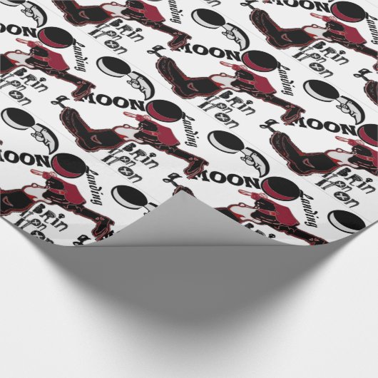 Bring It On - Speelse kerst- en ruimtemashup Cadeaupapier (Hoek)