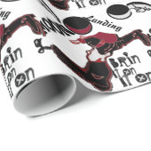 Bring It On - Speelse kerst- en ruimtemashup Cadeaupapier (Rol Hoek)