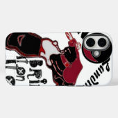 Bring It On - Speelse kerst- en ruimtemashup Case-Mate iPhone Case (Achterkant (horizontaal))