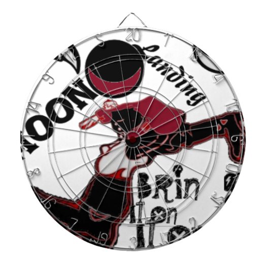 Bring It On - Speelse kerst- en ruimtemashup Dartbord (Voorkant)