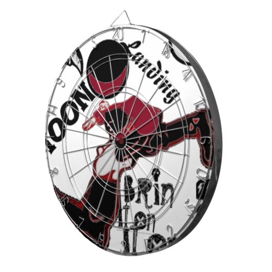 Bring It On - Speelse kerst- en ruimtemashup Dartbord (Voorkant Rechts)