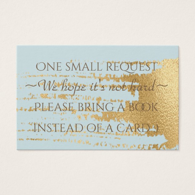 BringABook "Classic GoldB" Insérer carte/Personnal (Devant)