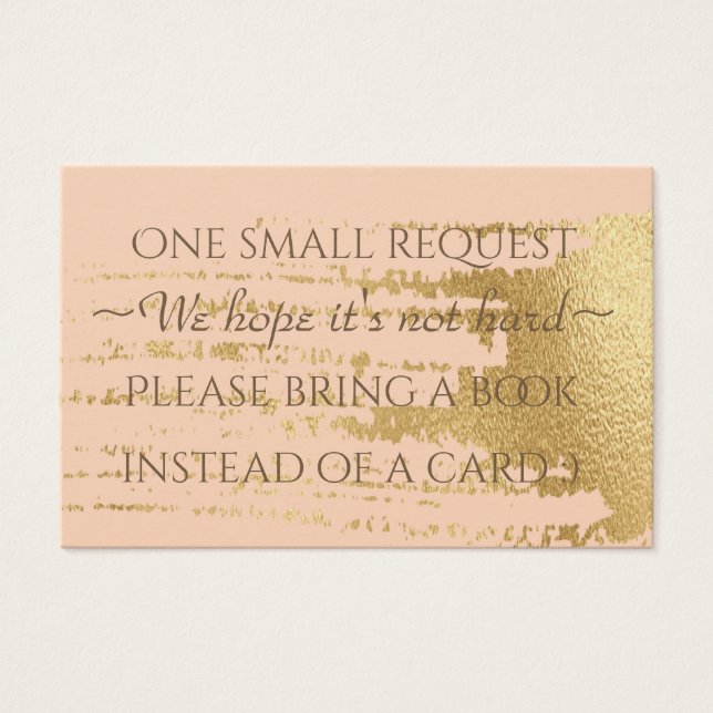 BringABook "Classic GoldP" Insérer carte/Personnal (Devant)