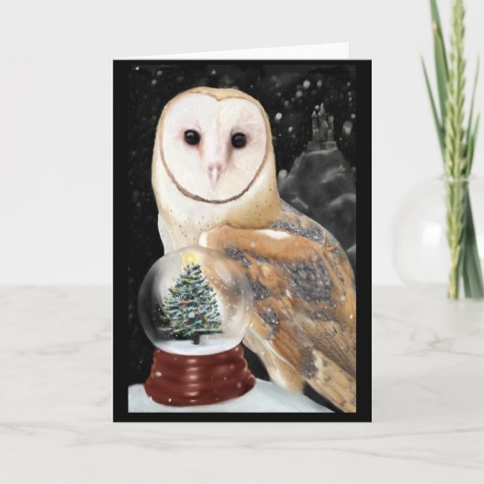 Bringer van Yule Feestdagen Kaart (Voorkant)