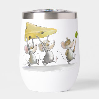 Bringing In The Cheese (with Olives) Wine Tumbler