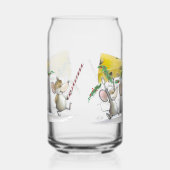 Bringing In The Christmas Cheese Blikvorm Glas (Links)