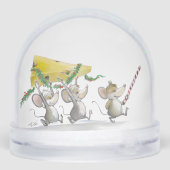 Bringing In The Christmas Cheese Sneeuwbol (Achterkant)