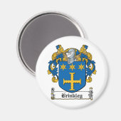 Brinkley Family Crest Magneet (Voorkant / Achterkant)