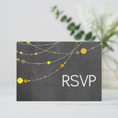 Brins de style Tableau jaune de RSVP craie (Debout devant)