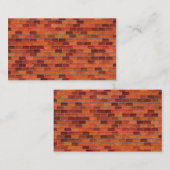 Brique d'arrière - plan de carte de visite (Devant / Derrière)