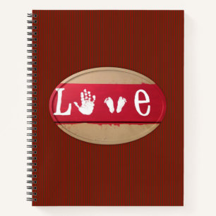 Brique de cahier spiralé
