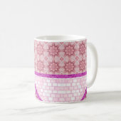 Brique rose Paisley Mug (Devant droit)