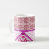 Brique rose Paisley Mug (Devant gauche)